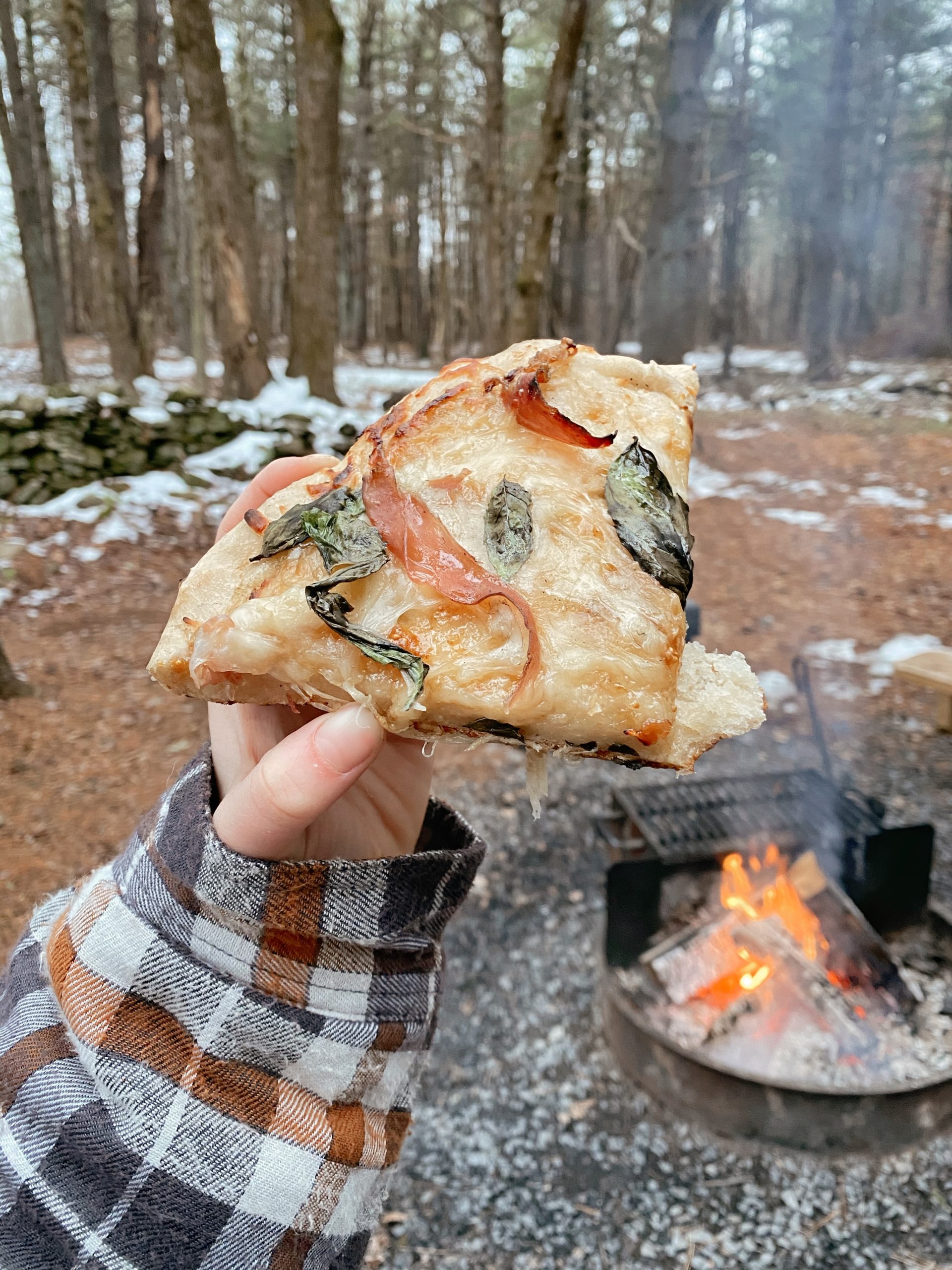 Campfire Cooking: Campfire Pizza